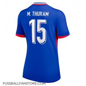 Frankreich Marcus Thuram #15 Replik Heimtrikot Damen EM 2024 Kurzarm